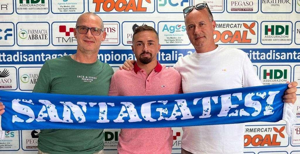Salvatore Mincica è il primo colpo mercato del Città di Sant'Agata