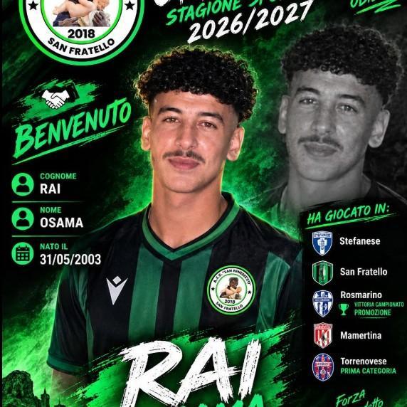 1^-San Benedetto, rinforzo a centrocampo con Osama Rai