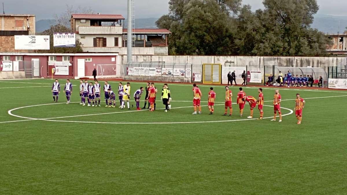 Pari della Nuova Igea Virtus con la Gioiese nell'andata del primo turno di Coppa Italia