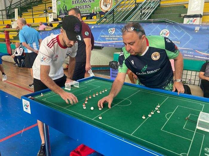 Calcio da tavolo, il CT  Barcellona terzo in Serie A  a fine girone d'andata