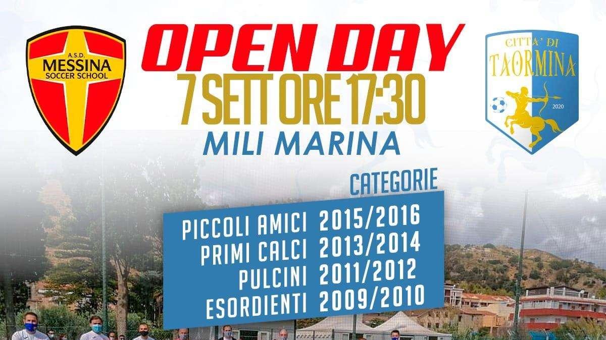 Messina Soccer School e Città di Taormina insieme nell'open day della scuola calcio