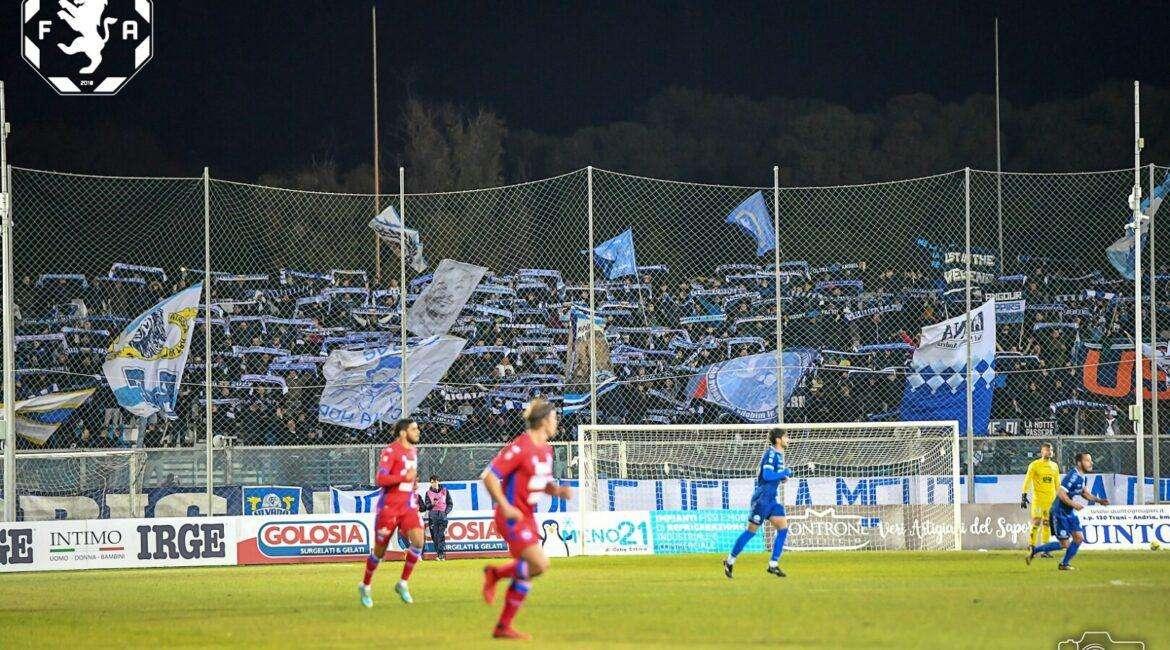 Verso Messina-Fidelis Andria, divieto per i tifosi ospiti