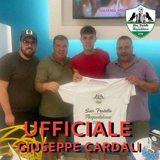 Un altro rinnovo per il San Fratello Acquedolcese: Giuseppe Cardali