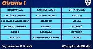 Serie D, ecco i gironi: Gelbison e Rende con Acr ed Fc Messina