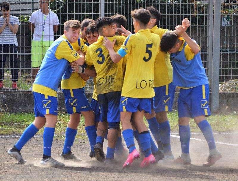 L'esultanza dell'Under 17