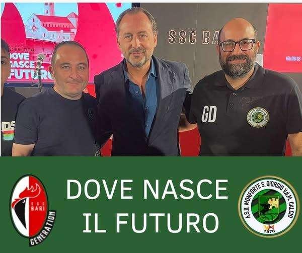 Il Monforte accolto nel progetto "SSC Bari Generation" al San Nicola