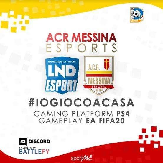 Via al campionato di eSports della Serie D. C'è anche l’Acr Messina