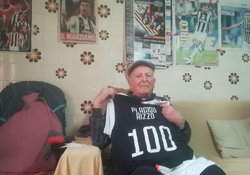 Placido Rizzo, 100 anni a Giampilieri e sorpresa bianconera