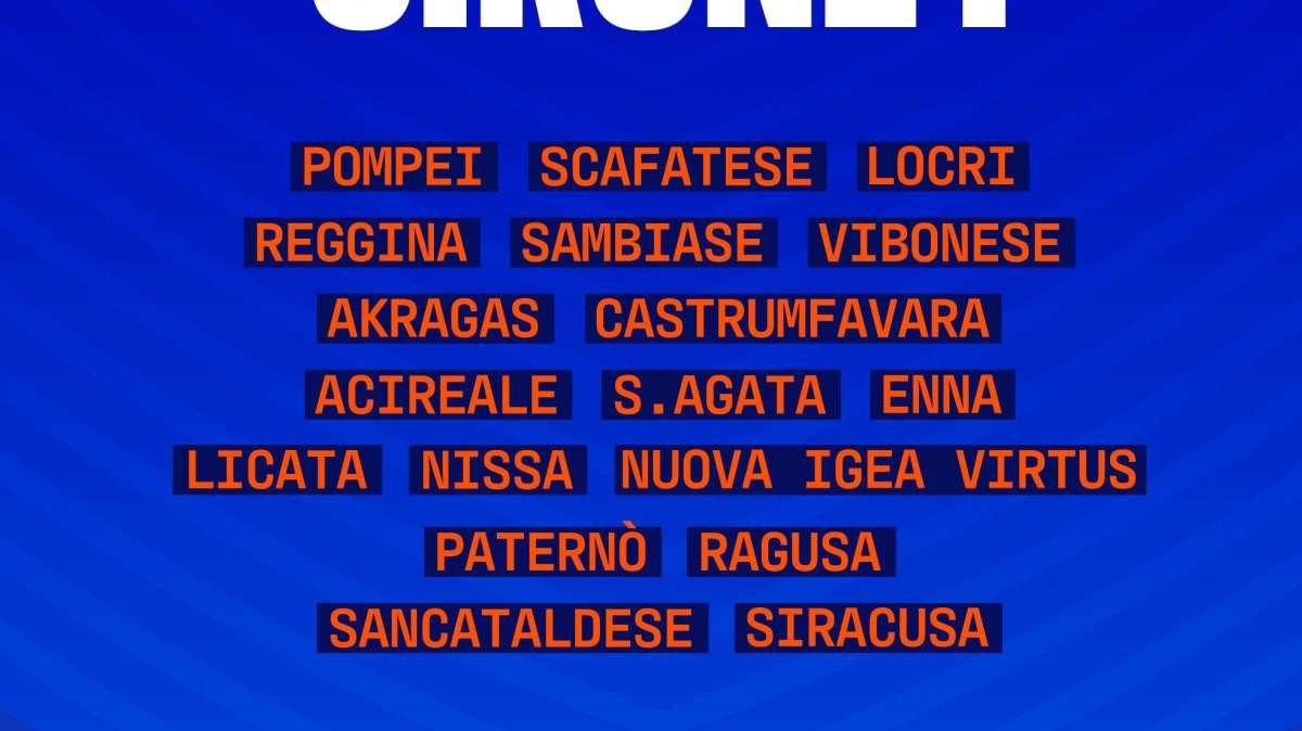 Ecco il nuovo Girone I: con Igea e Sant'Agata anche Pompei e Scafatese