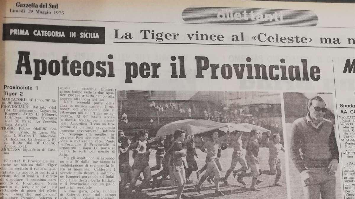 Gazzetta del Sud del 19/5/75