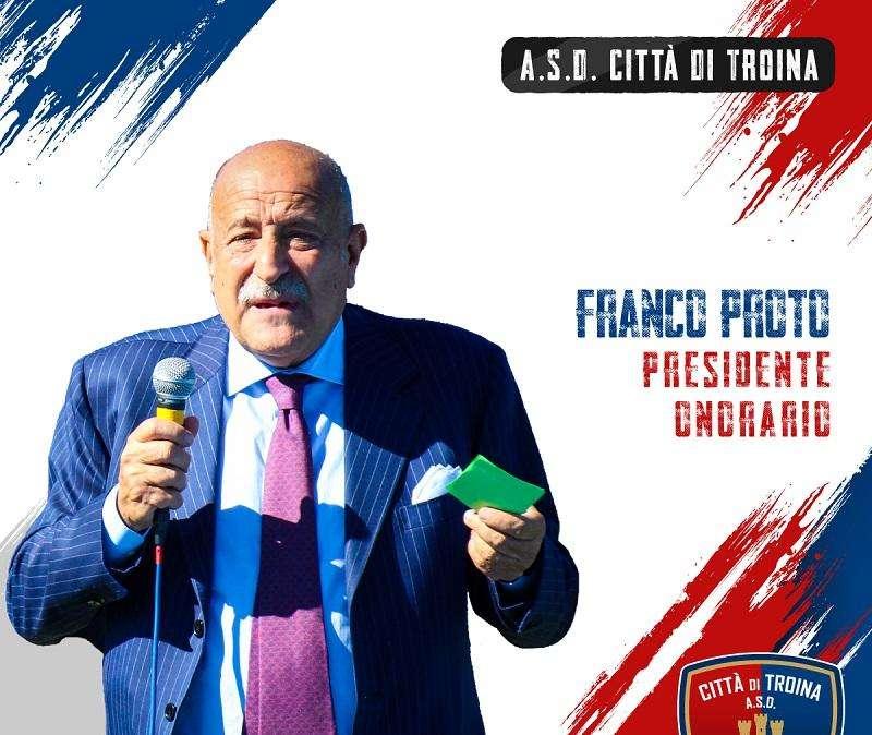 Franco Proto è il nuovo presidente onorario del Città di Troina