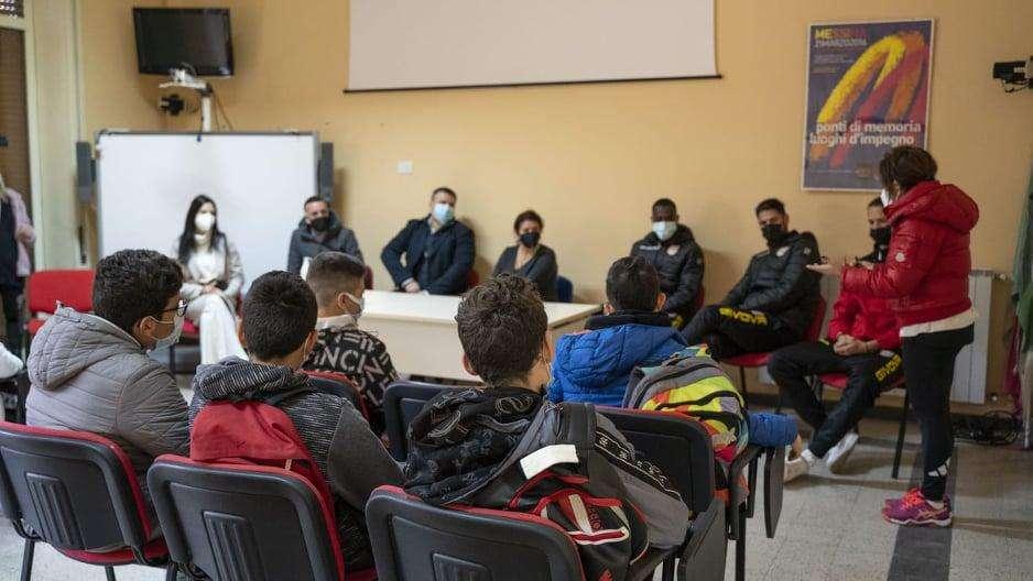 Il Messina fa visita alle scuole: prima tappa al "Villa Lina-Ritiro" 