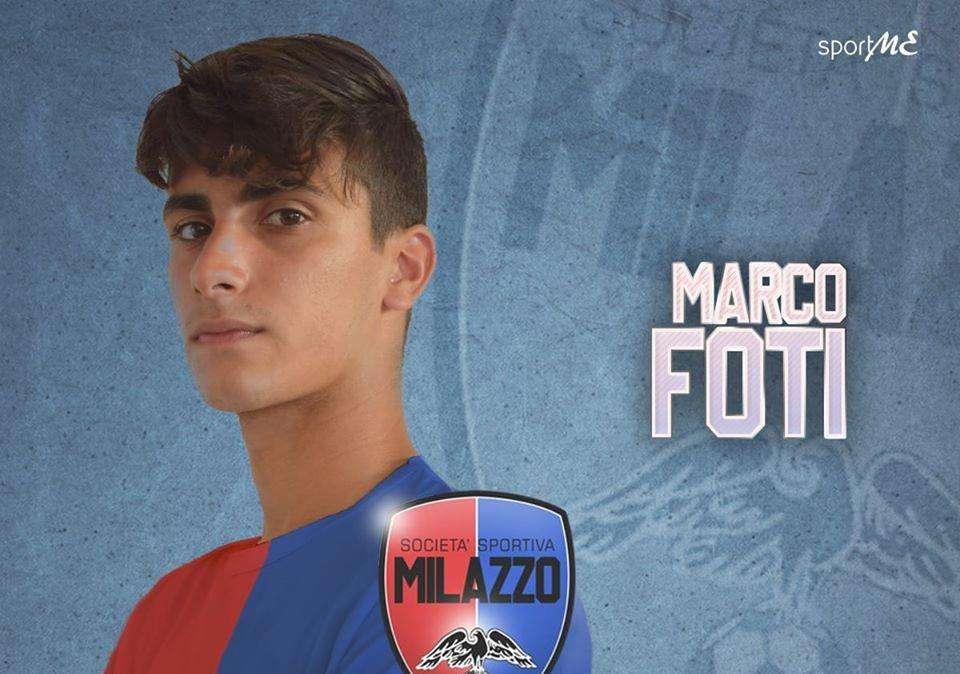 Milazzo, un under per la difesa: tesserato il giovane Marco Foti