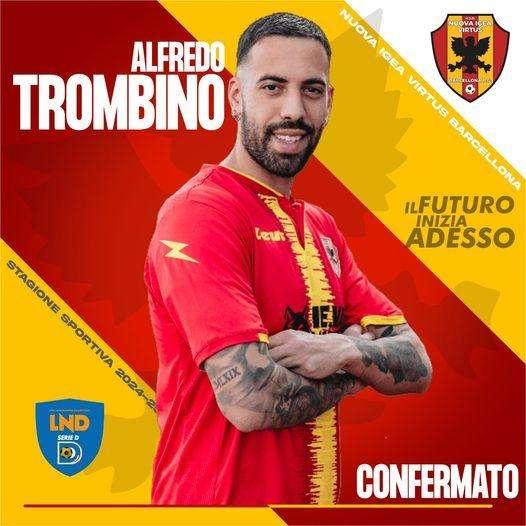Terza conferma per la Nuova Igea Virtus: rinnova Alfredo Trombino