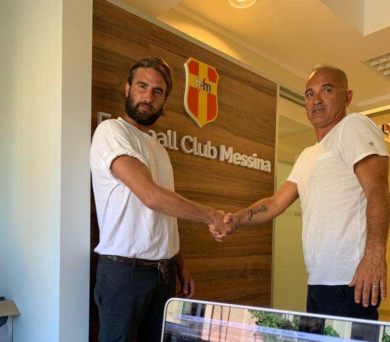 L'Fc Messina non si ferma: confermato anche il bomber Paolo Carbonaro