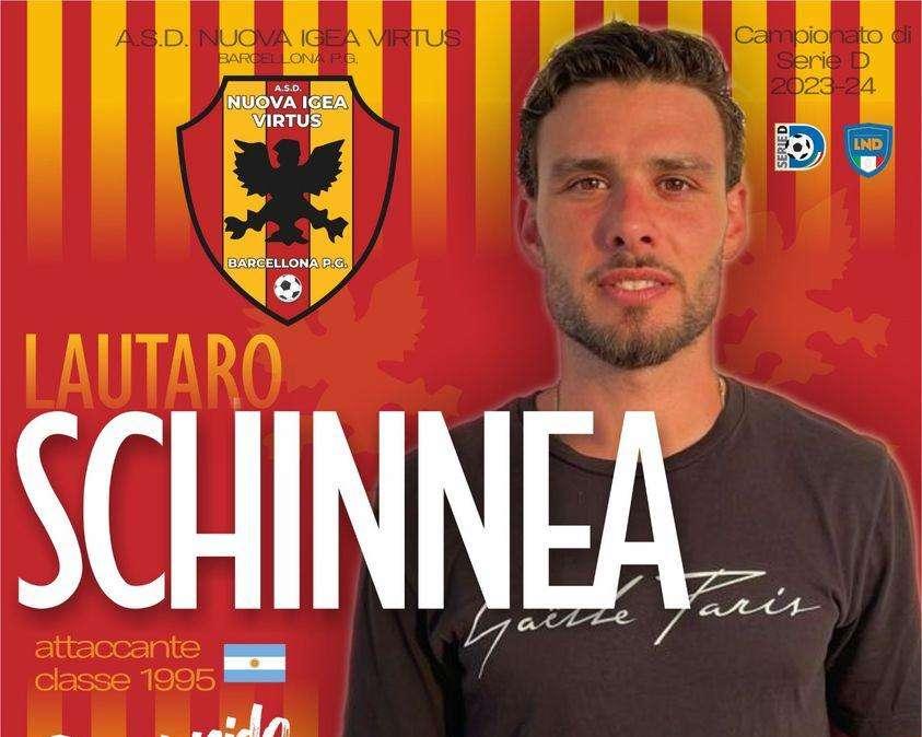Un attaccante argentino per la Nuova Igea Virtus:  Lautaro Schinnea