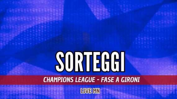 LIVE MN - Sorteggi Champions 23/24, Milan nel gruppo F con PSG, Dortmund e Newcastle