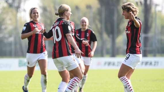 Milan Femminile, che coppia Giacinti-Dowie: 12 gol in due nelle prime otto giornate