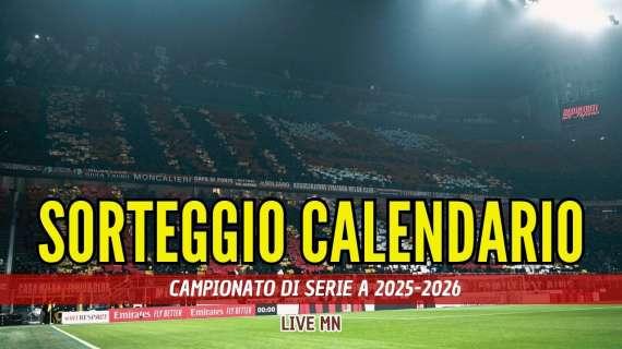 LIVE MN - Il sorteggio del calendario di Serie A 2025/26: tutte le 38 giornate del Milan