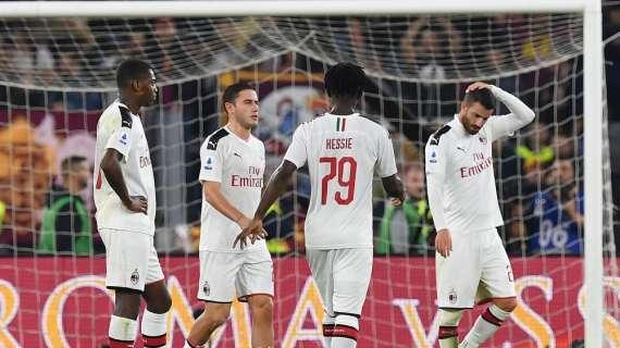 CorSera - Milan, nuovo passo indietro contro la Roma: la crisi rossonera continua