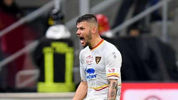 Lecce, Calderoni: "Che emozione il gol al Milan. Noi bravi a rimanere in partita"