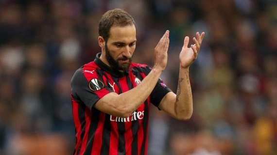 Milan, aggrappati a Higuain: il Pipita recupera e lancia la sfida alla Juve che lo ha sedotto e abbandonato