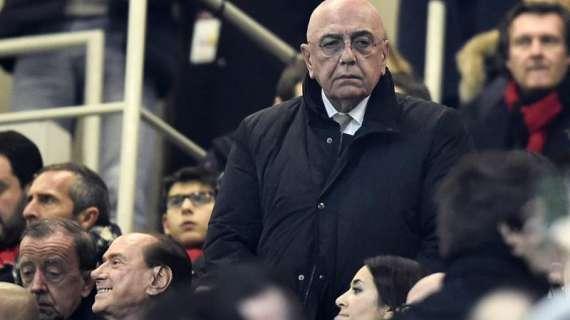 Galliani a Rai Sport: "Spero in una partita equilibrata. Mercato a zero, proveremo a vendere qualcuno"