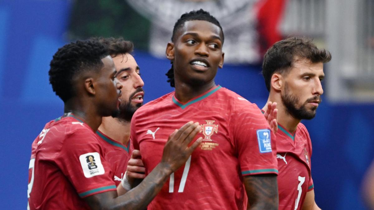 Leao torna al gol dopo 114 giorni: è il terzo gol a un Mondiale per Rafa