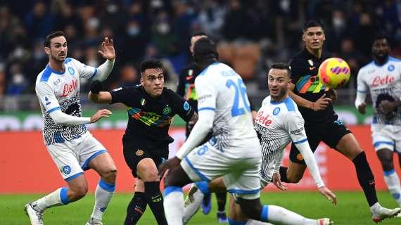 Serie A, l'Inter batte 3-2 il Napoli e il Milan resta primo. La classifica aggiornata