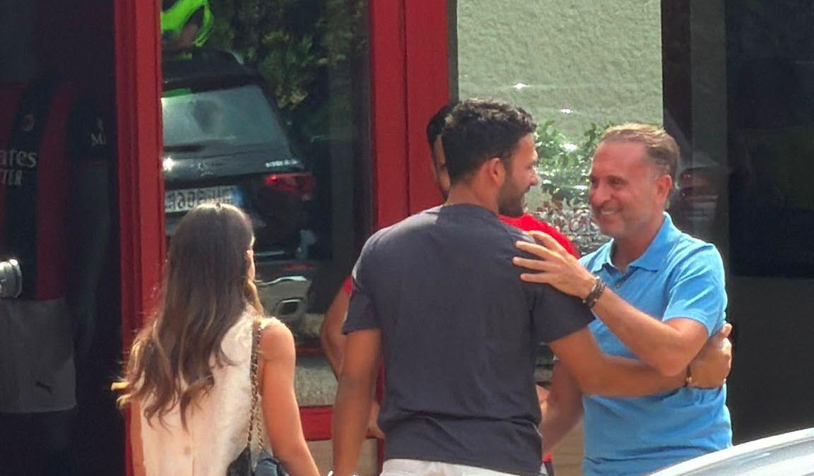 PHOTOGALLERY MN - Cardinale abbraccia Gonçalo Ramos a Milanello