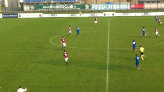 Seregno-Milan: il primo tempo si conclude 0-0