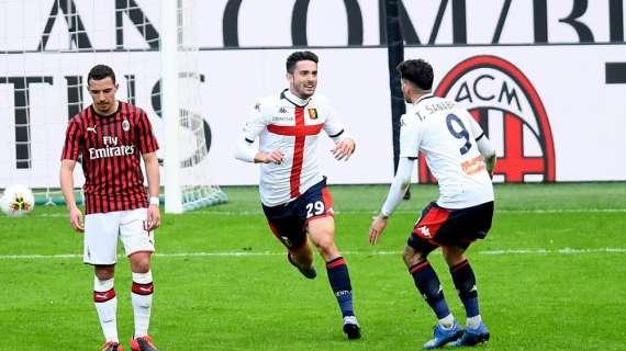 Genoa, Cassata: "Con il Milan a San Siro c'era un clima surreale"