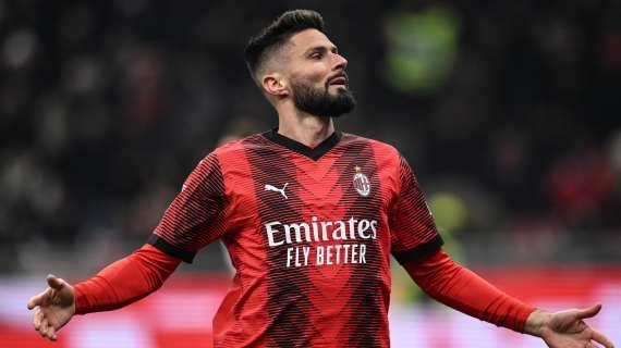 Gazzetta - Giroud: "Sempre con Pioli, Ibra mi vuole più leader. Possiamo vincere l'Europa League. Futuro? Deciderò più avanti"