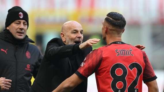 Simic: "Rapporto buono con Pioli. Non so perchè dopo il Monza mi ha fatto giocare pochissimo"