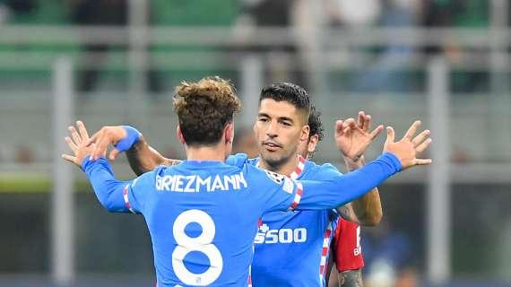 Atl.Madrid, la probabile formazione: Suarez-Griezmann in attacco