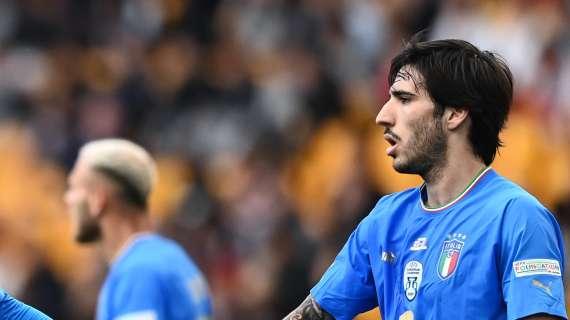 La pagella di Tonali: inspiegabilmente riserva di Jorginho, ma entra e l'impatto è buono