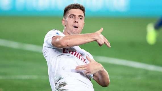 Repubblica: "Basta un po' di Piatek. Il Milan passa a Verona e ora guarda al derby"