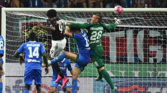 Due gol segnati nelle prime tre giornate: l'ultima volta nel 2015