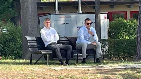 Da Milanello: Maldini e Massara hanno seguito il primo allenamento della squadra