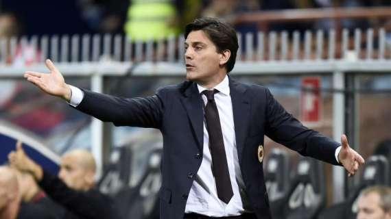 Montella a Sky: "Sono contento per Galliani, è anche il suo Milan. Dobbiamo mantenere la nostra umiltà"