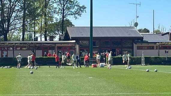 MN - Milanello, al via la rifinitura prima del Napoli: c'è Giroud