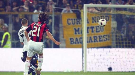 Parma-Milan, nel 2010 l'ultimo gol di Pirlo e il compleanno di Ibra