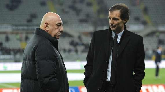 La strategia di Galliani riavvicina Allegri al Milan
