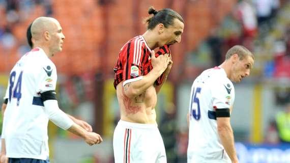 LIVE MN Milan-Bologna (1-1) - Pari e delusione: è game over