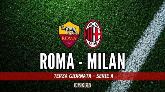 LIVE MN - Roma-Milan (1-2) - Giroud e Leao: i rossoneri sbancano l'Olimpico!