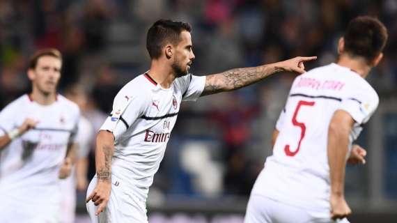LIVE MN - Sassuolo-Milan (1-4) - Suso trascina i suoi fuori dal tunnel