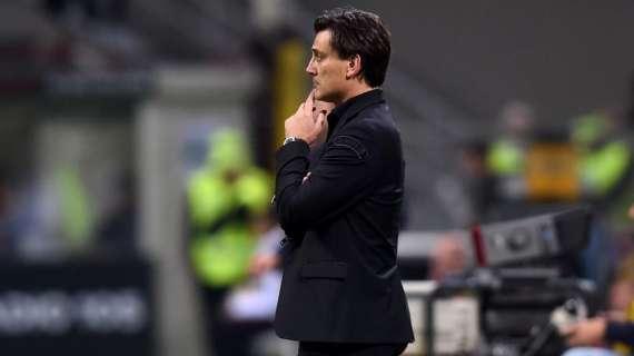 Montella a Premium: “Abbiamo giocato come piace a me, ci è mancato il gol. Non sono preoccupato, possiamo recuperare in classifica”