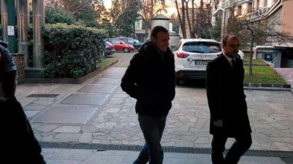 MN - Antonelli alla clinica "La Madonnina" per le visite mediche (FOTO)
