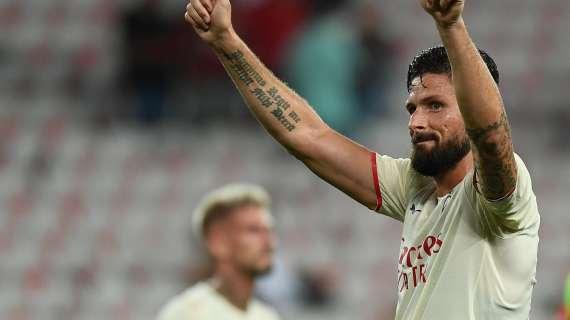 Gazzetta - Giroud, esordio perfetto: il francese entra, dà la scossa al Milan e segna dopo pochi minuti
