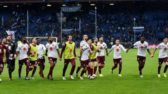 Torino, macchina da trasferta: granata imbattuti da nove partite esterne